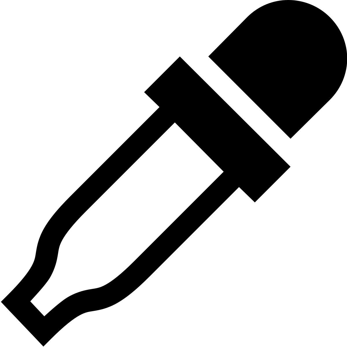 ice cream style cuentagotas de color icon