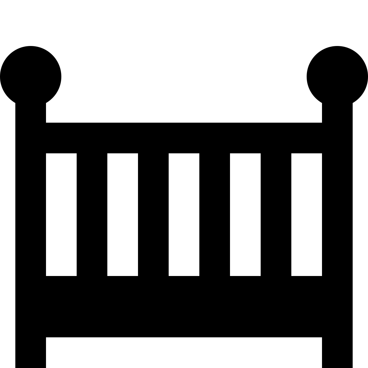 ice cream style crib icon