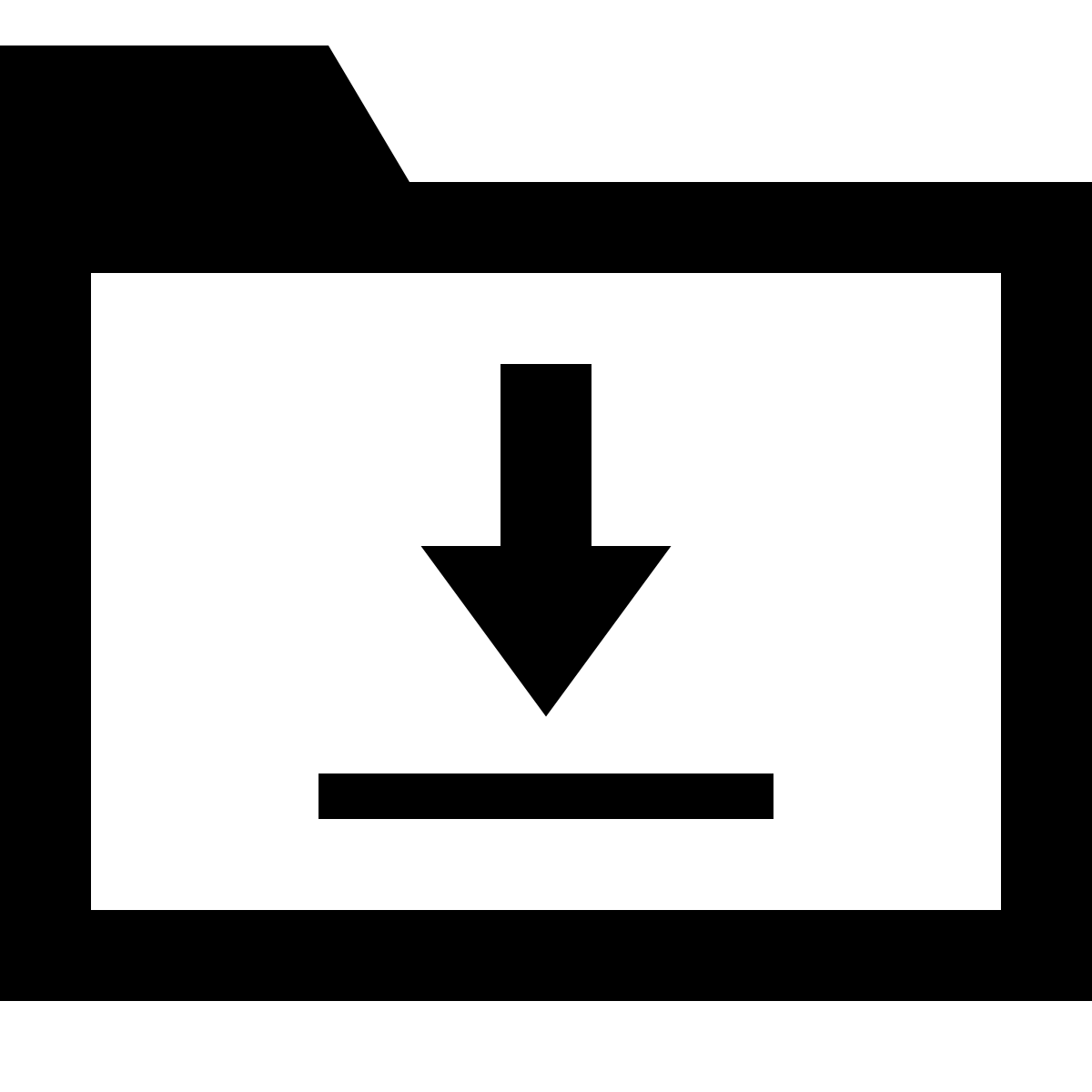 ice cream style downloads folder icon