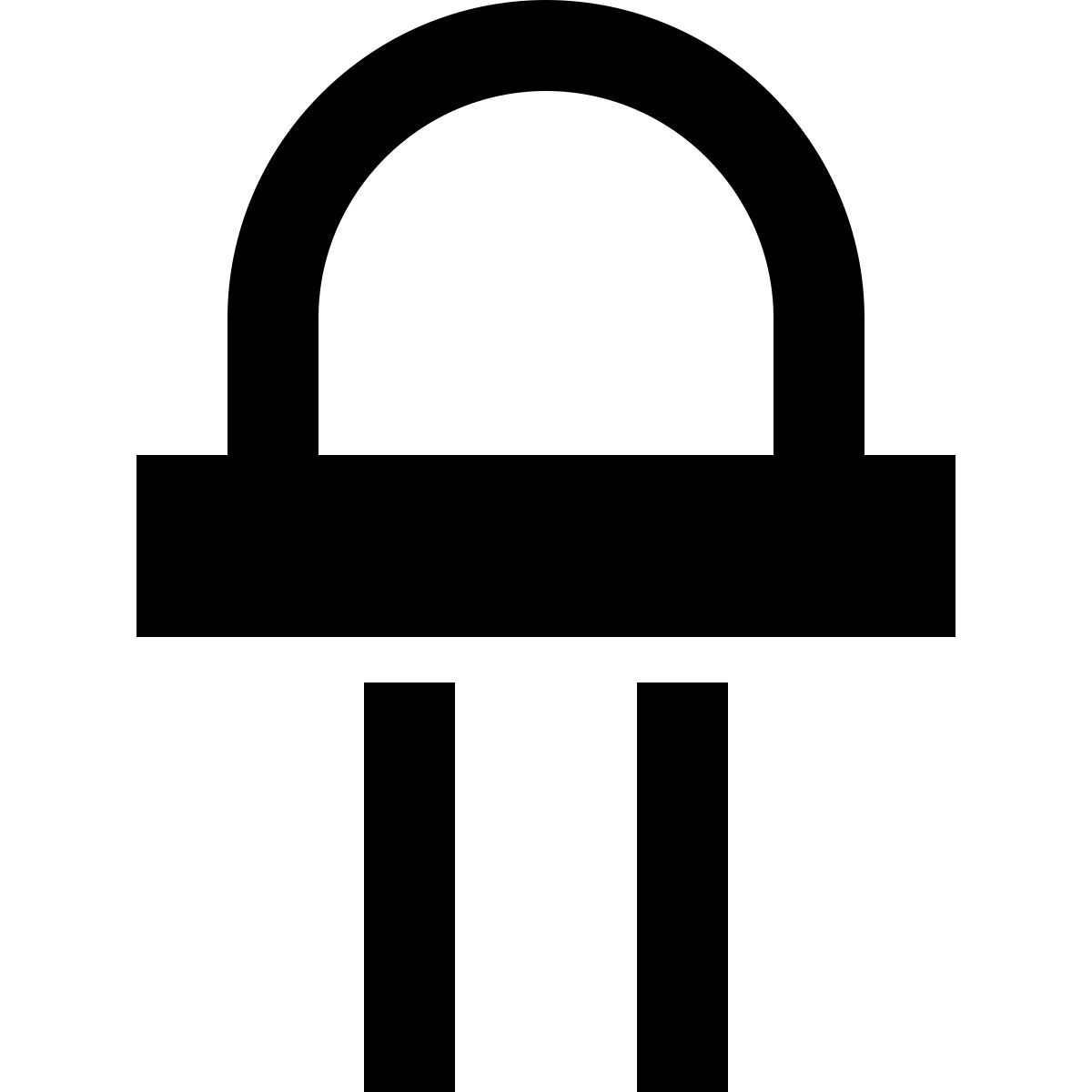 ice cream style luz led icon