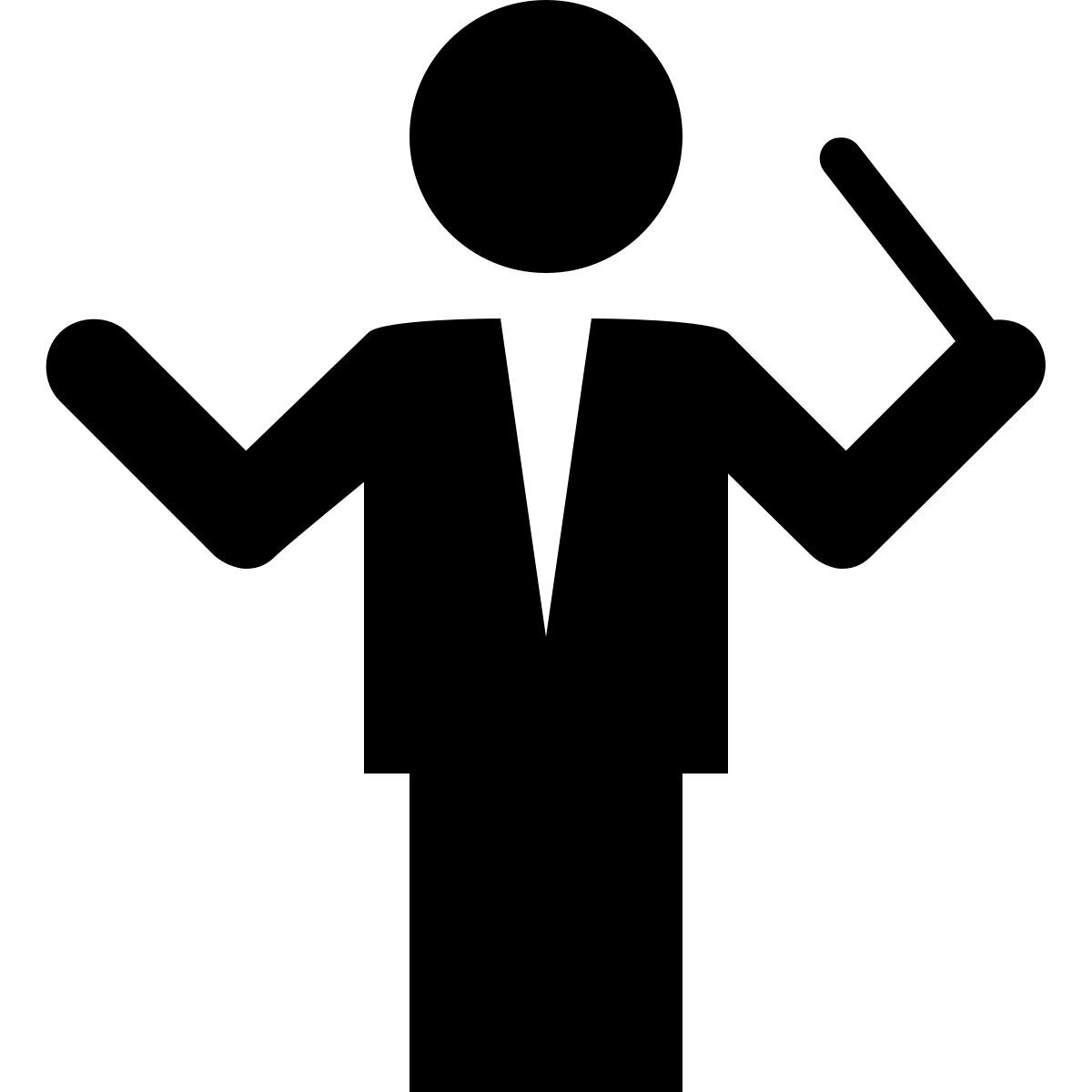 ice cream style 음악 지휘자 icon