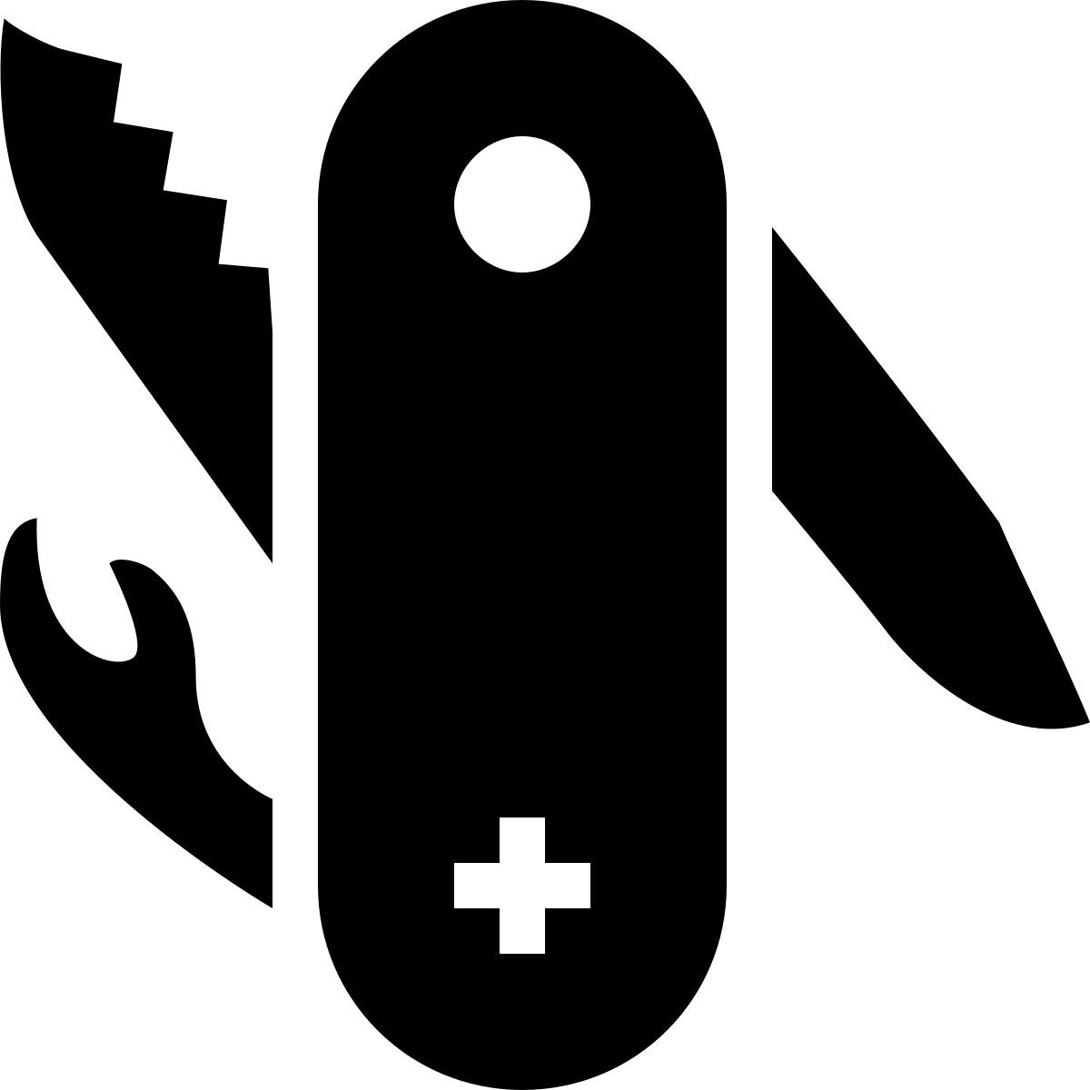 ice cream style 스위스 군용 나이프 icon