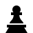 Pawn chess piece icon.