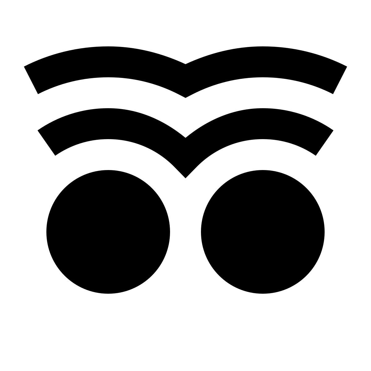 material filled style double tap avec deux doigts icon