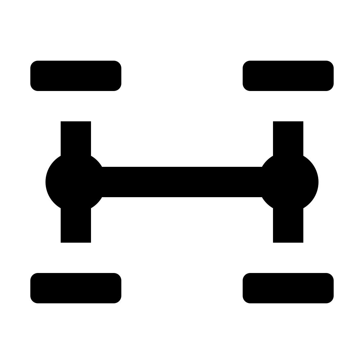 material filled style 4x4 veicolo icon