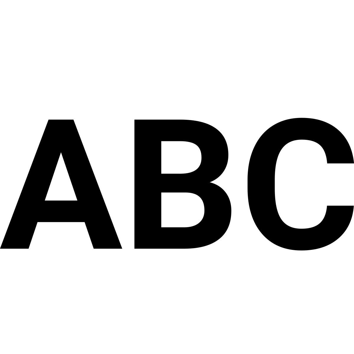material filled style abc icon