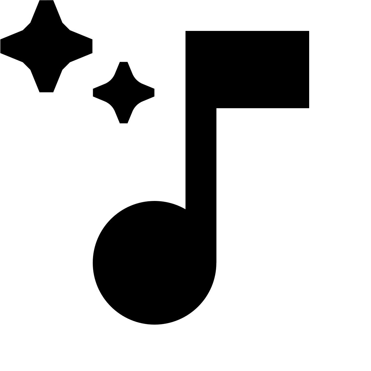 material filled style 人工智能生成的音乐 icon