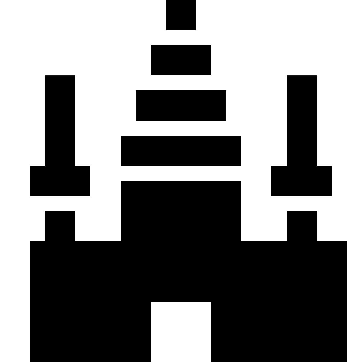 material filled style angkor wat icon
