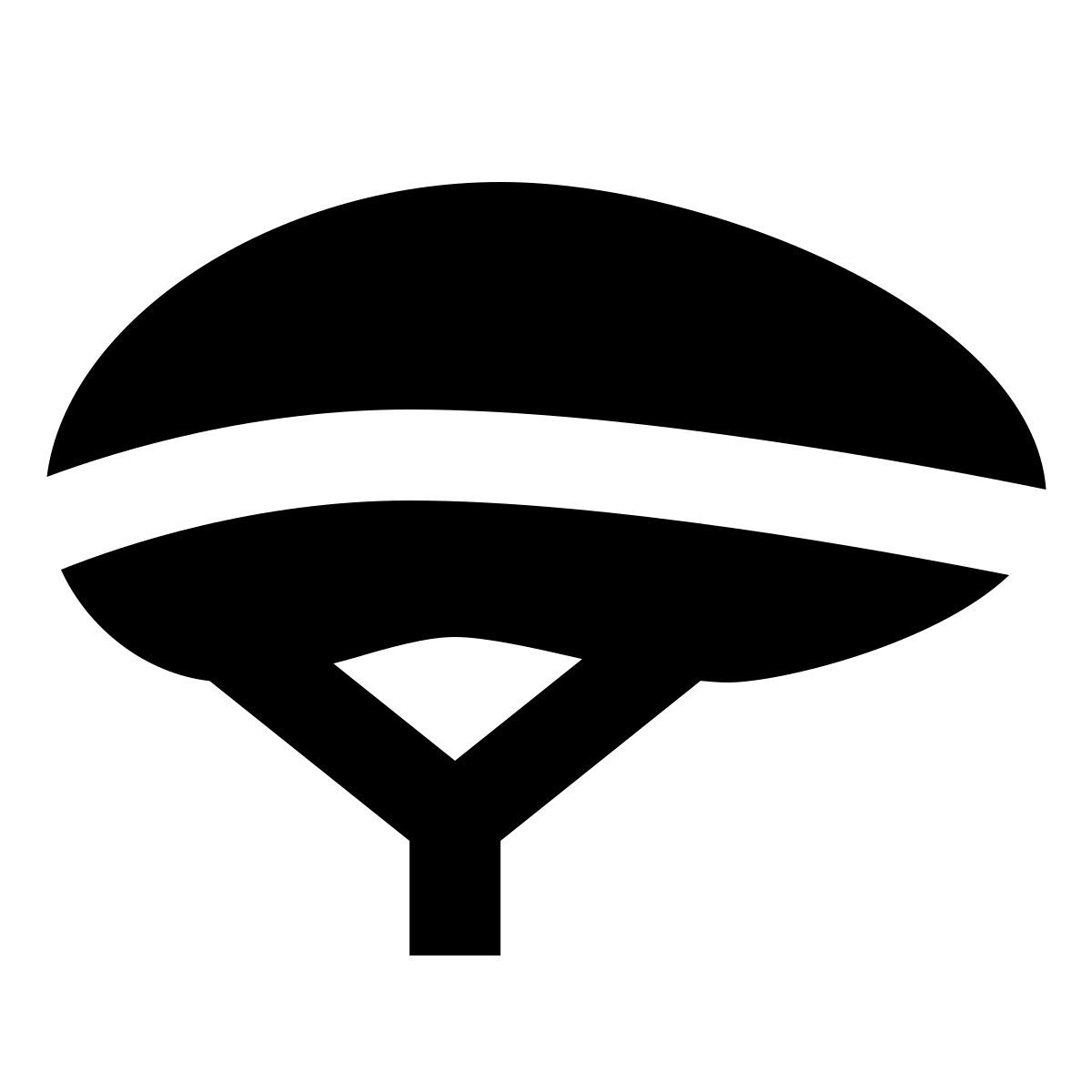 material filled style 자전거 헬멧 icon