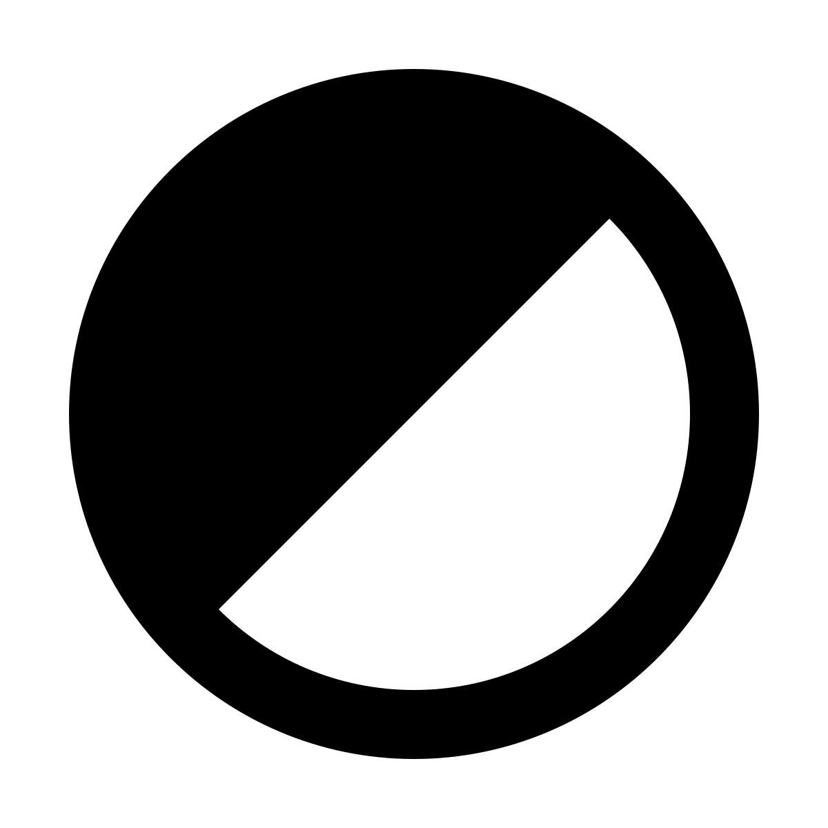 material filled style 黑与白 icon