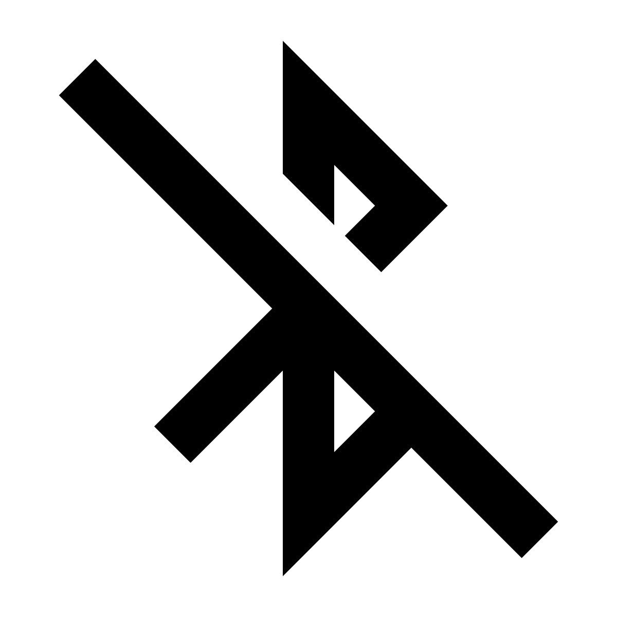 material filled style bluetooth apagado icon