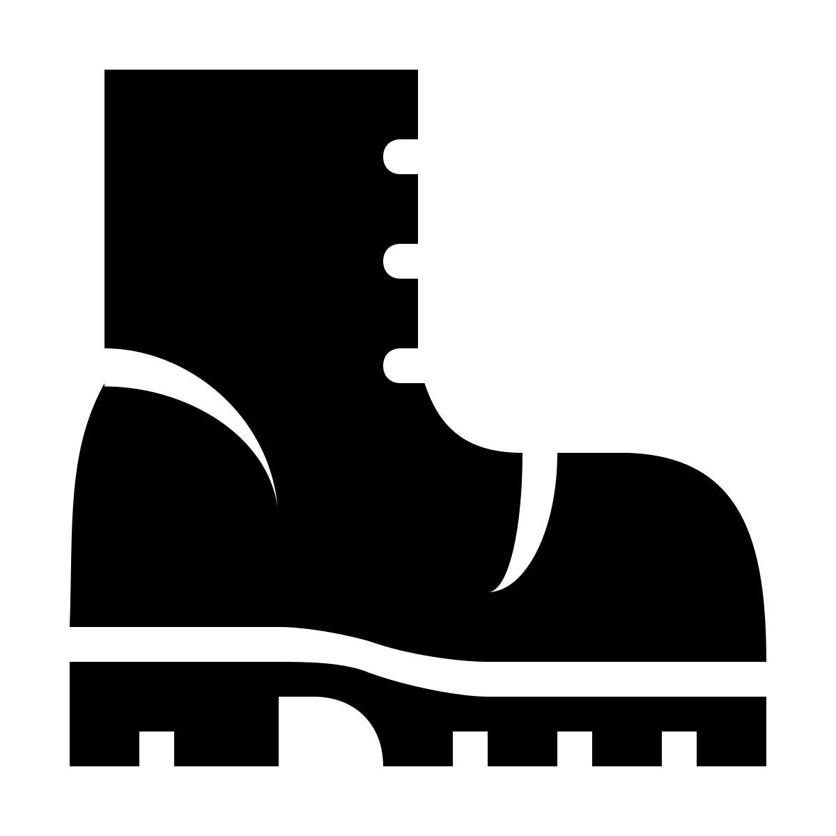 material filled style botas icon