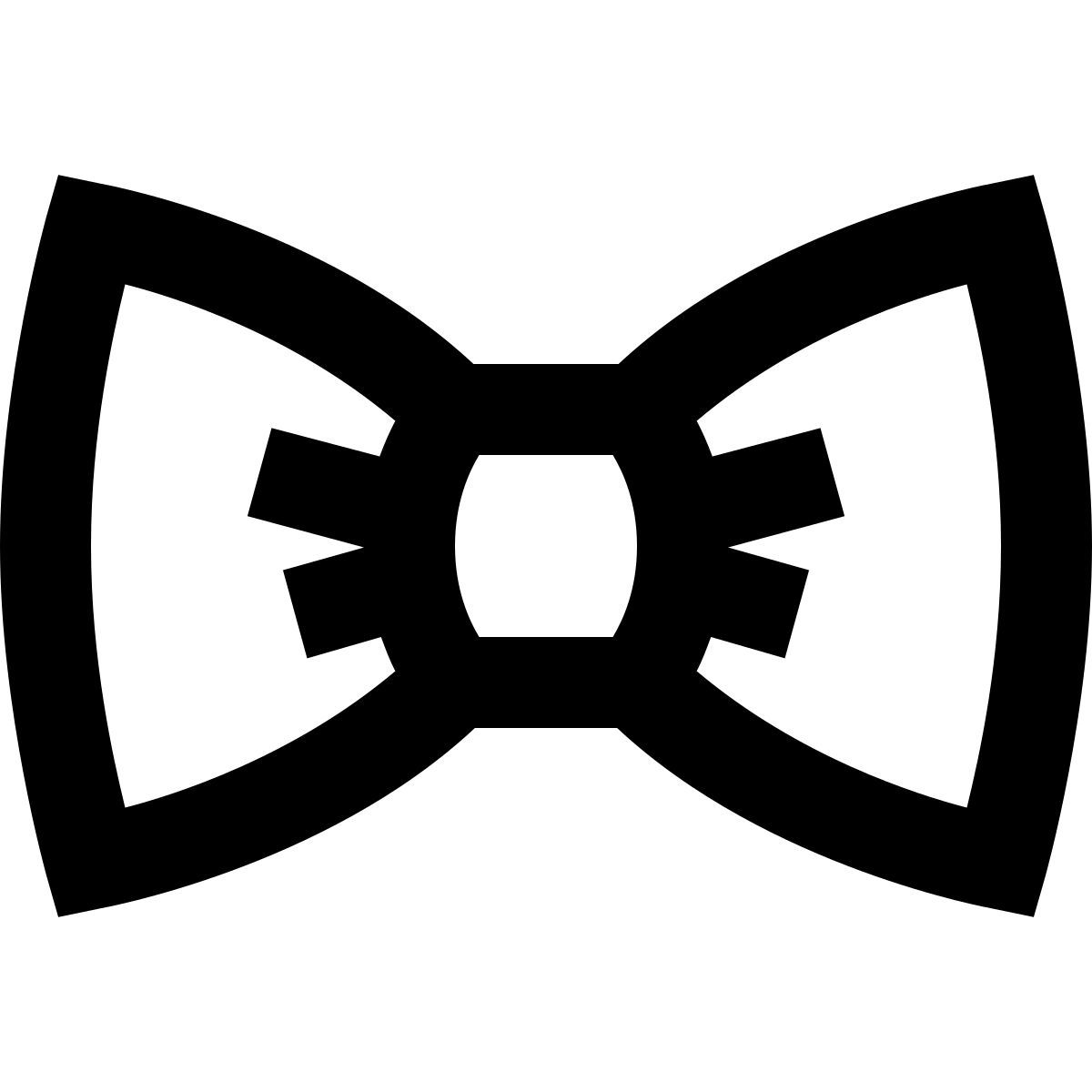 material filled style 领结 icon