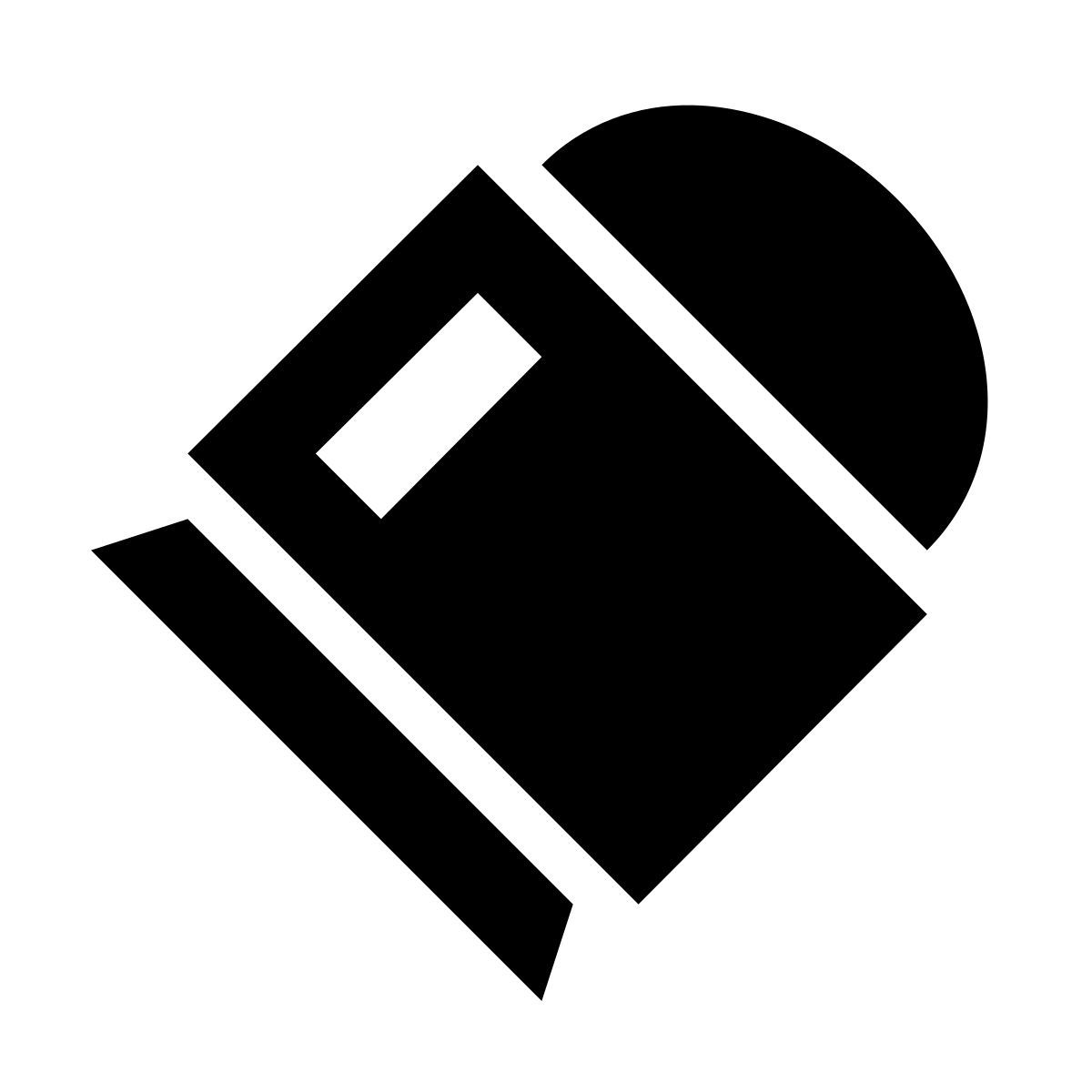 material filled style proiettile icon