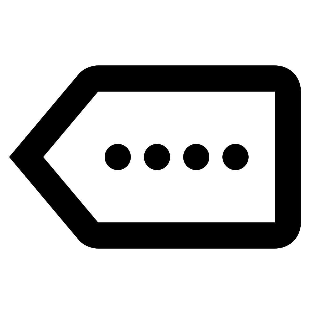 material filled style annulla 4 cifre icon