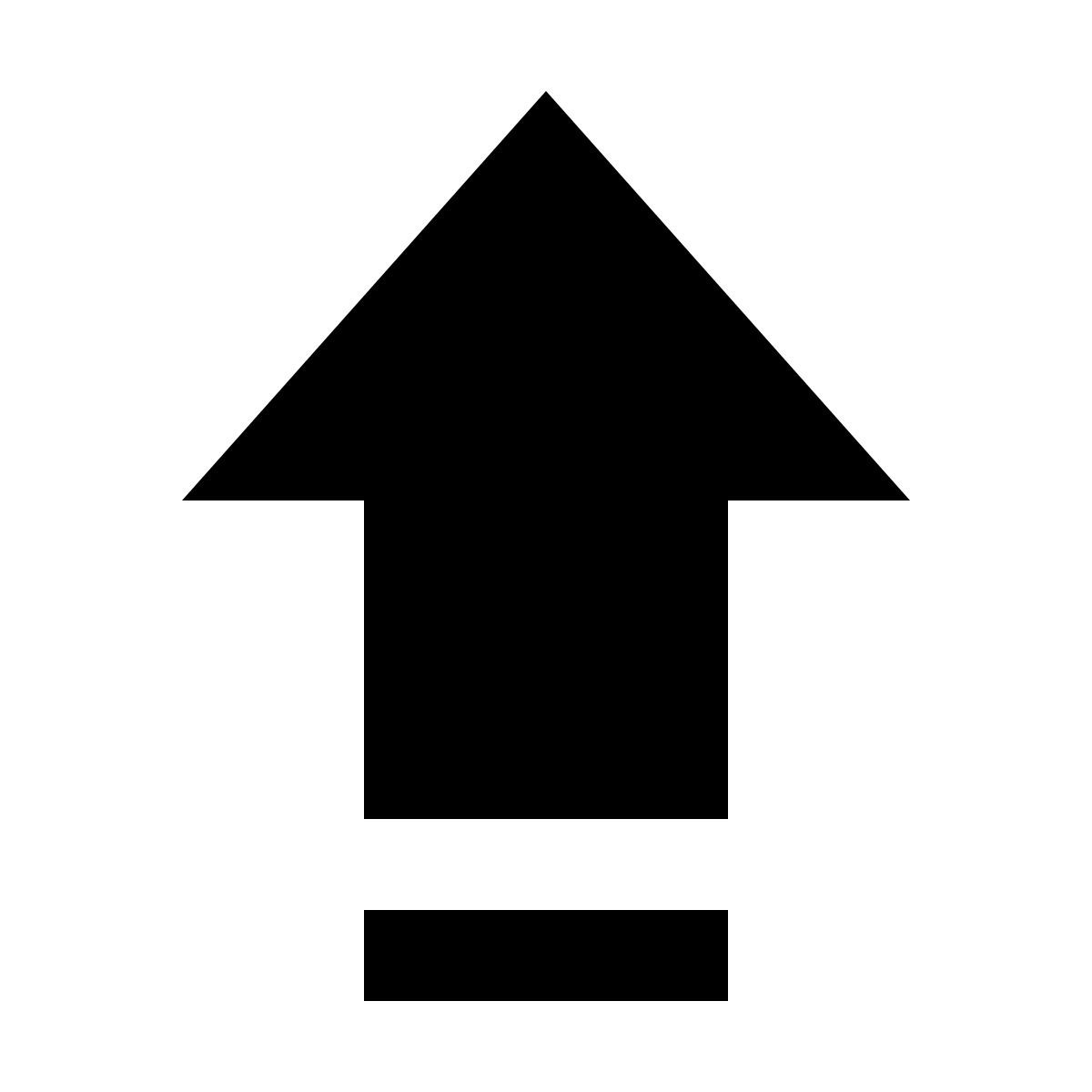 material filled style el bloqueo de mayúsculas icon