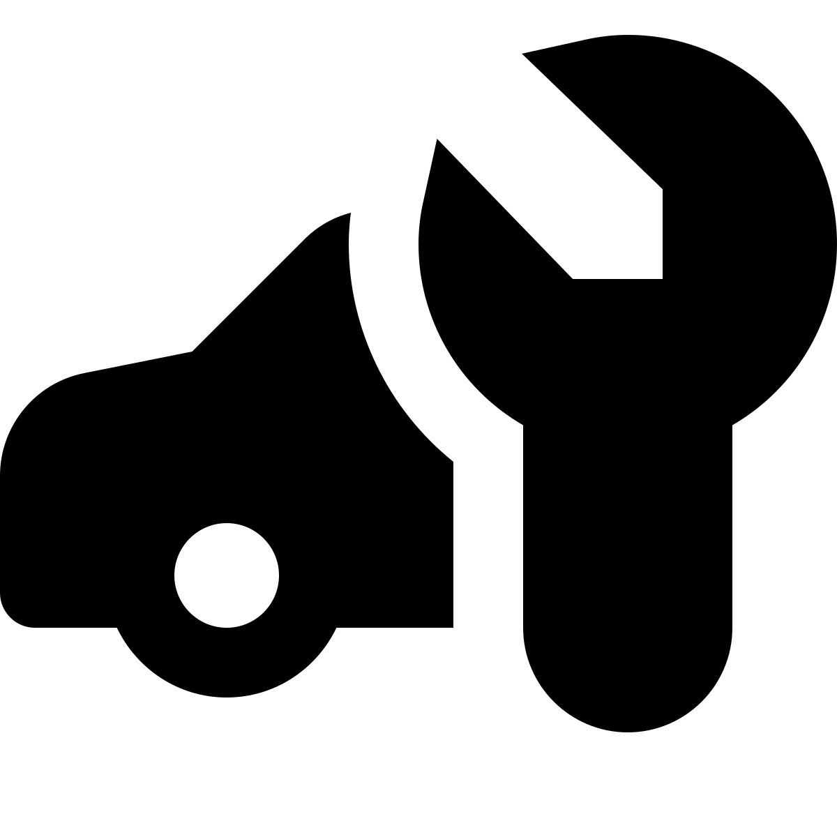 material filled style 汽车服务 icon