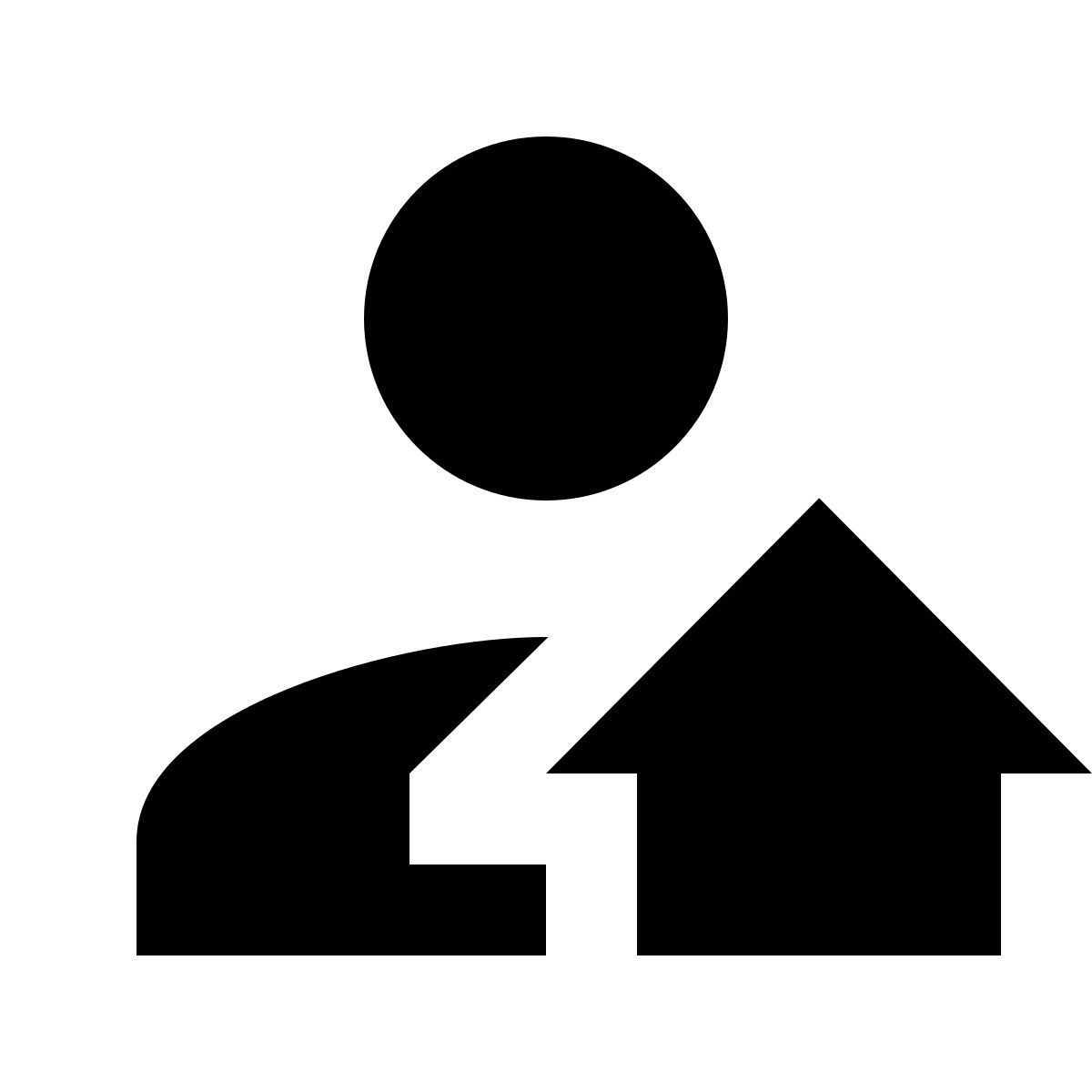 material filled style 돌보는 사람 icon