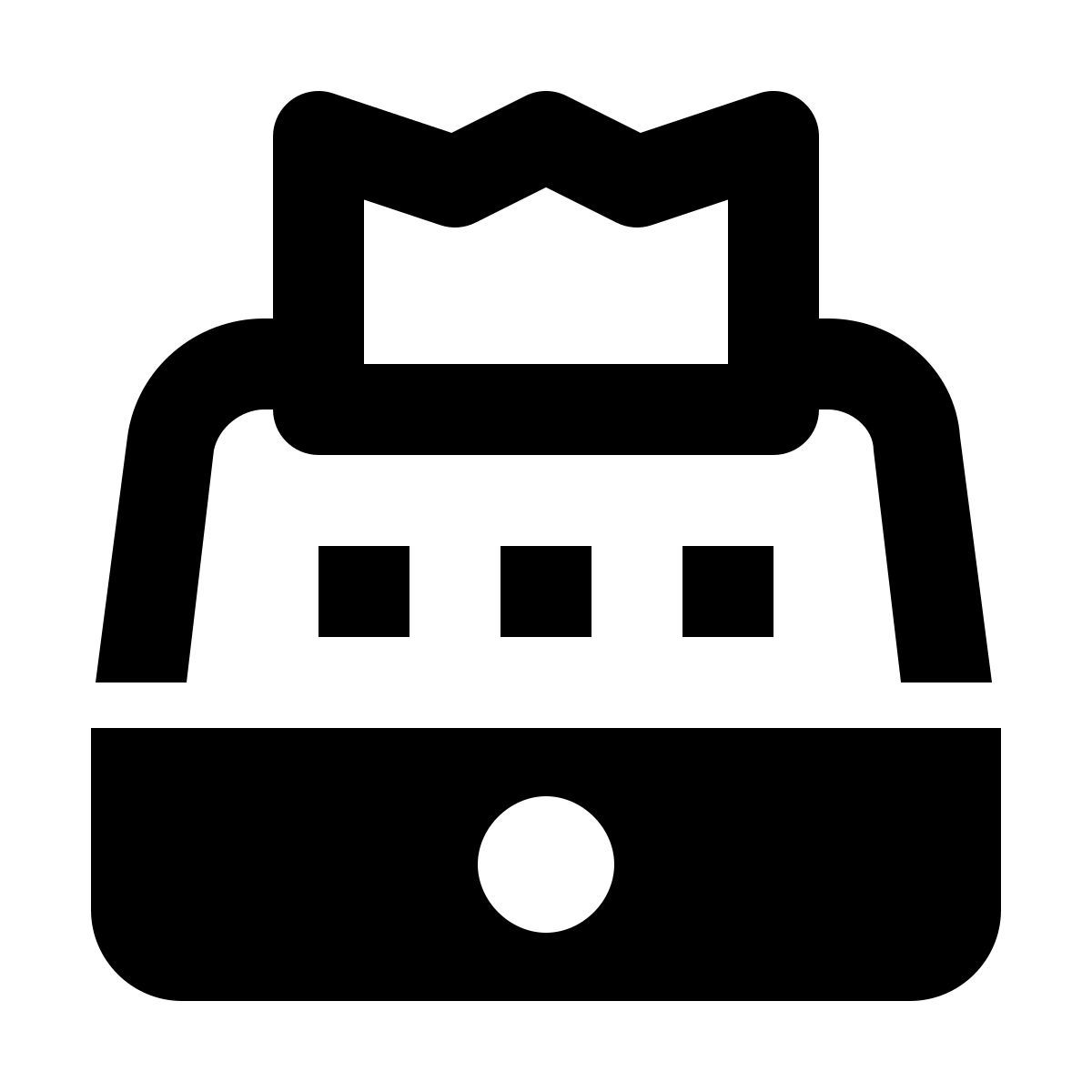 material filled style 收银机 icon