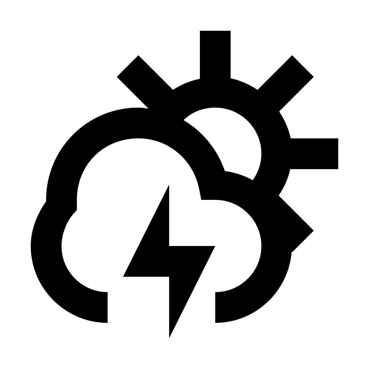 material filled style risques de tempête icon