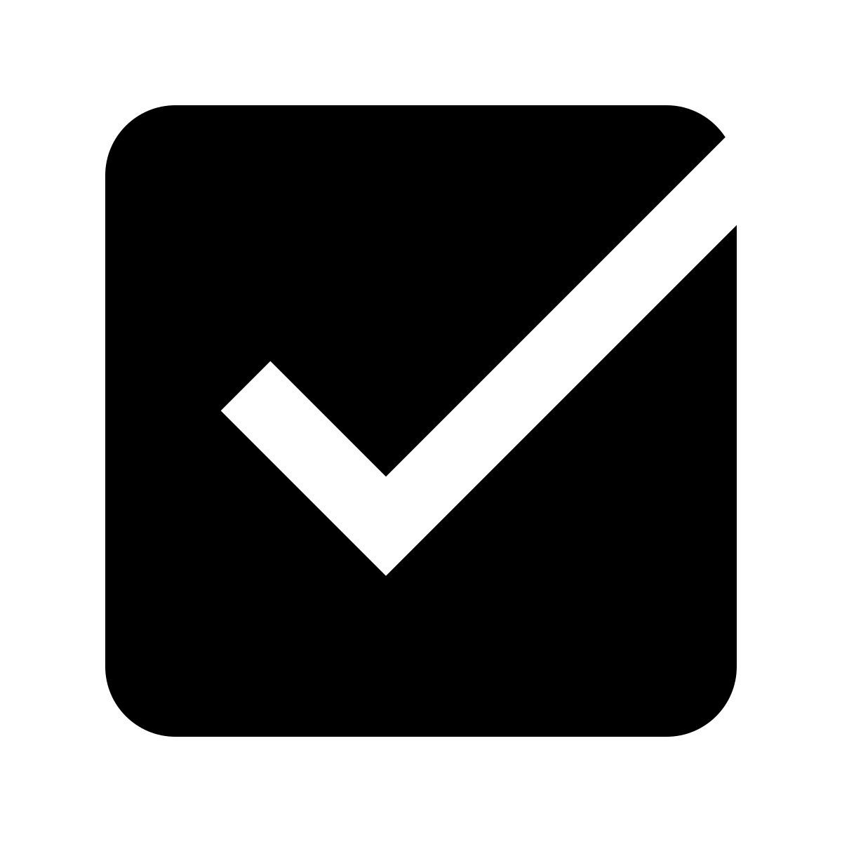 material filled style 选中的复选框2 icon