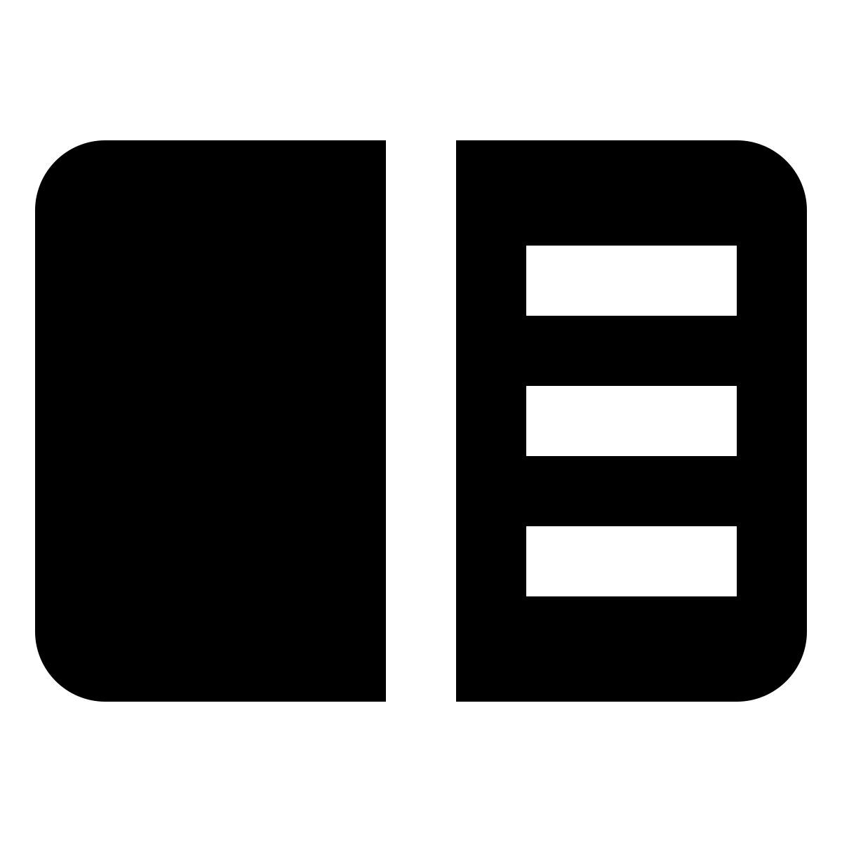 material filled style ereader icon