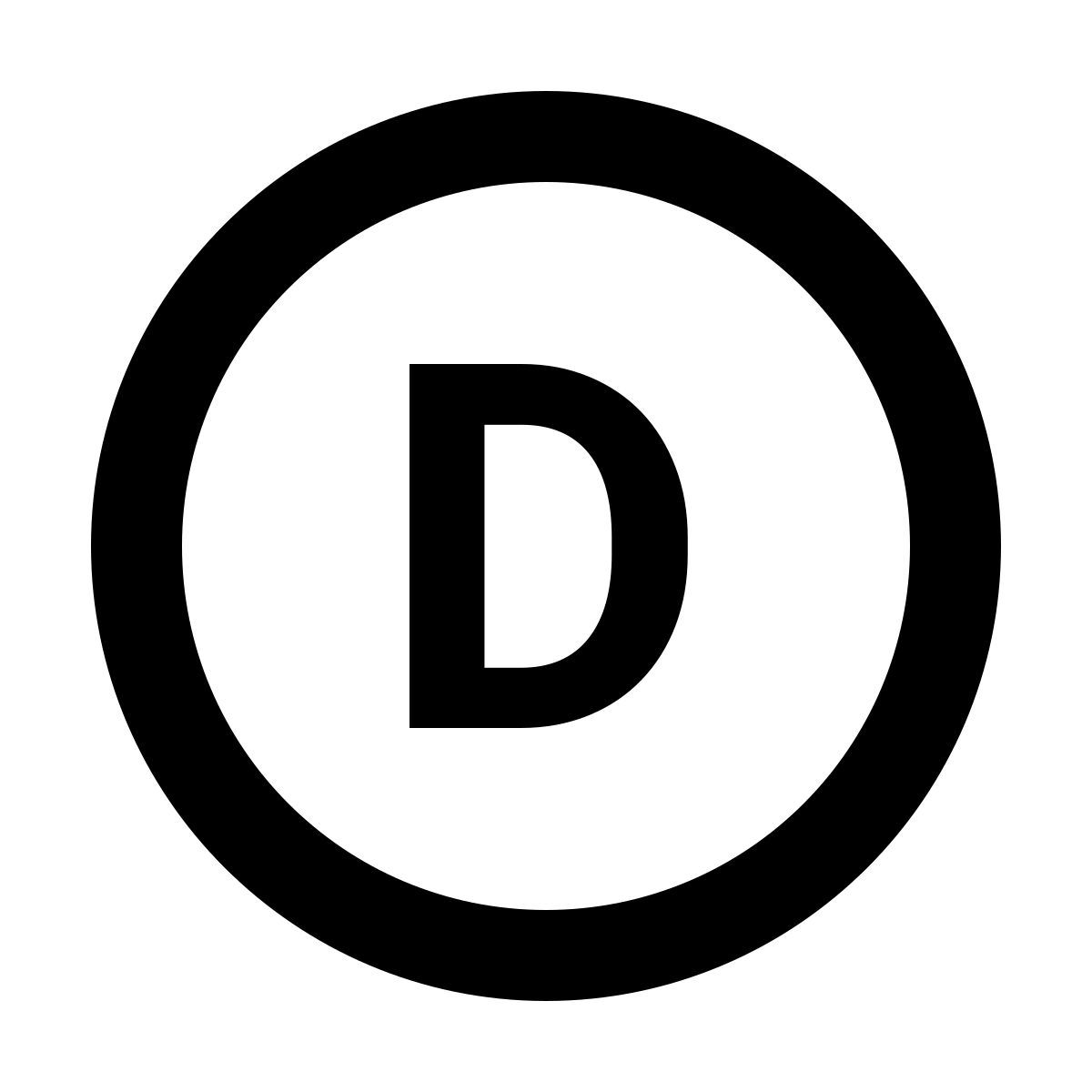 material filled style d icon