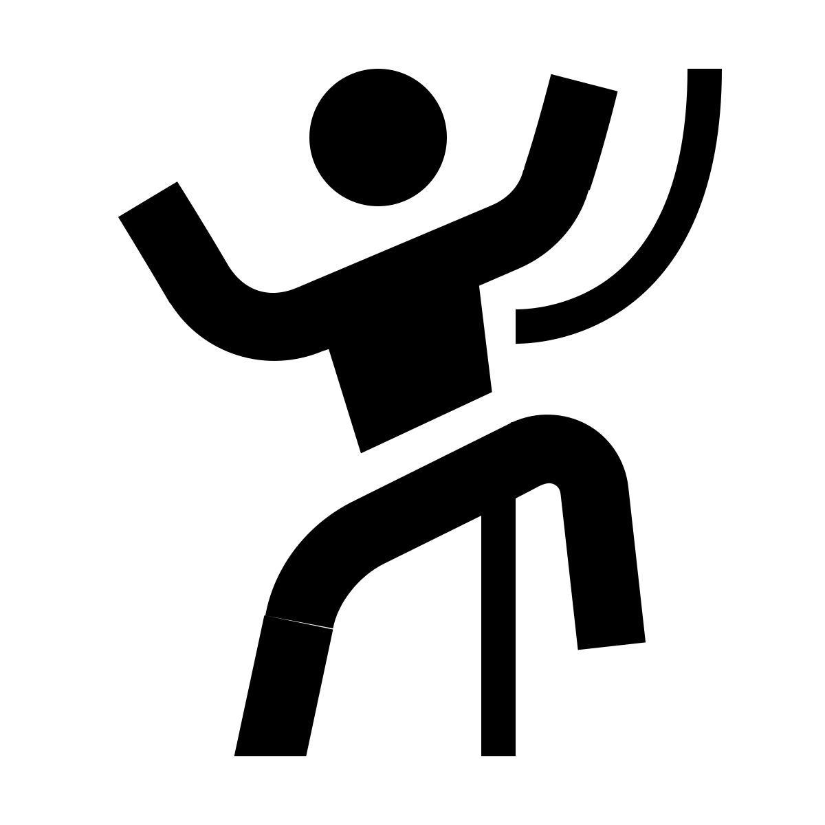 material filled style arrampicata icon