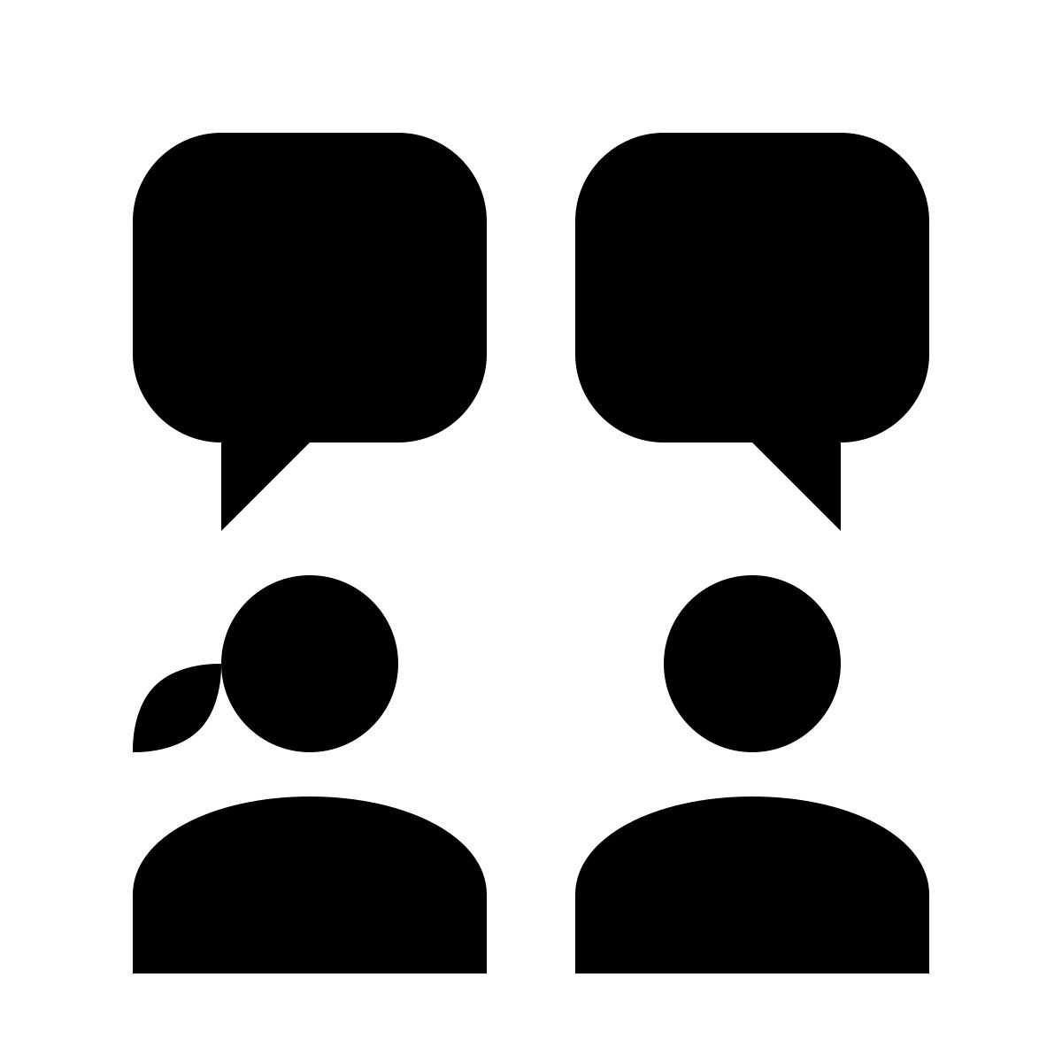 material filled style colaboración hombre mujer icon