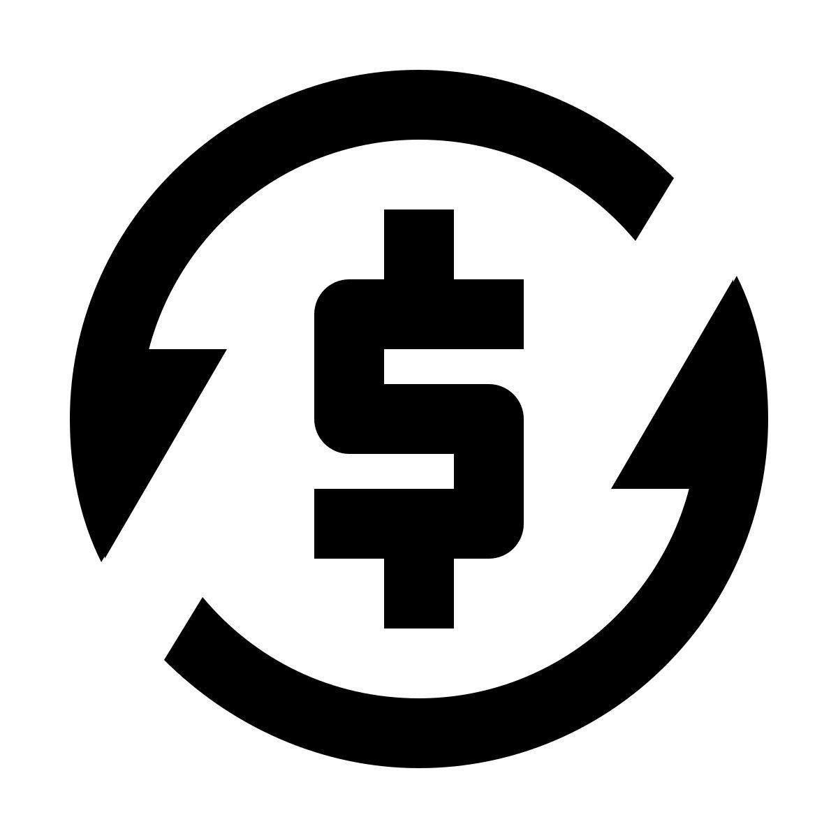 material filled style cambio de divisas icon