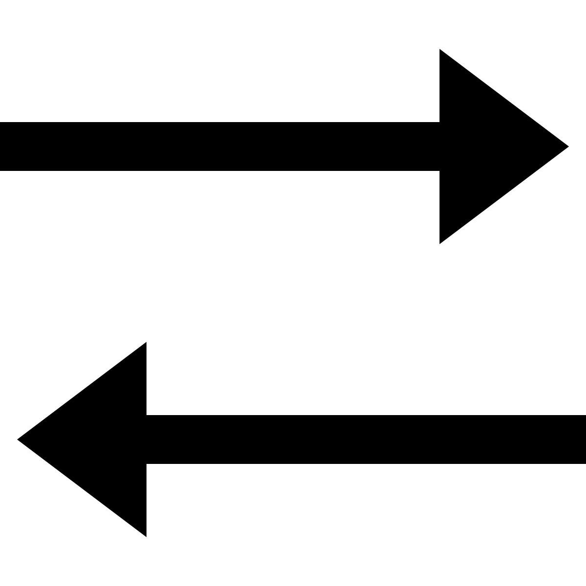 material filled style daten in beide richtungen icon