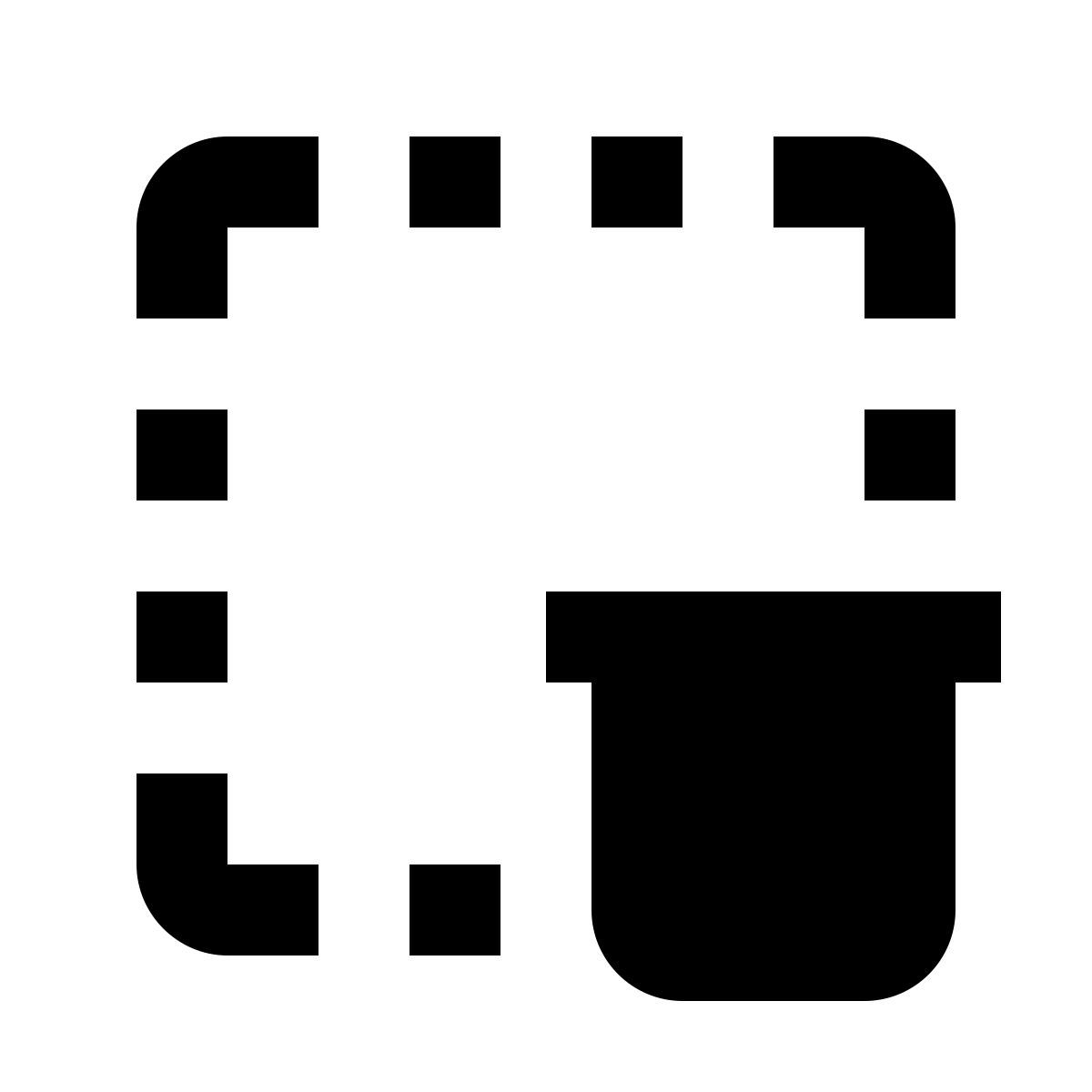 material filled style eliminar todos icon