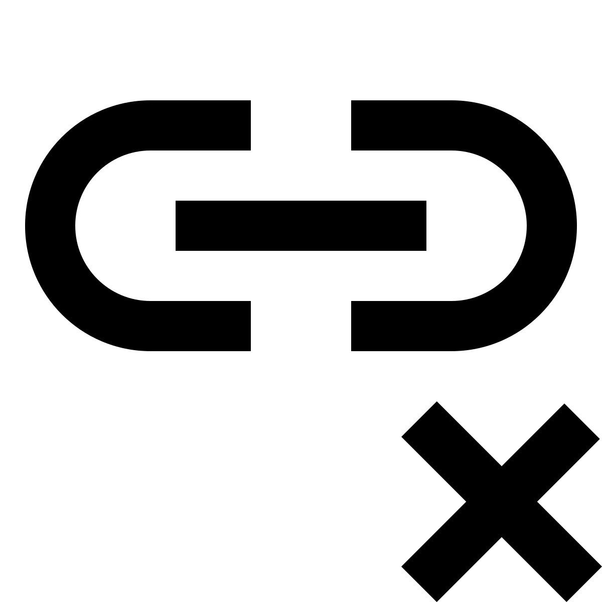 material filled style 删除链接 icon