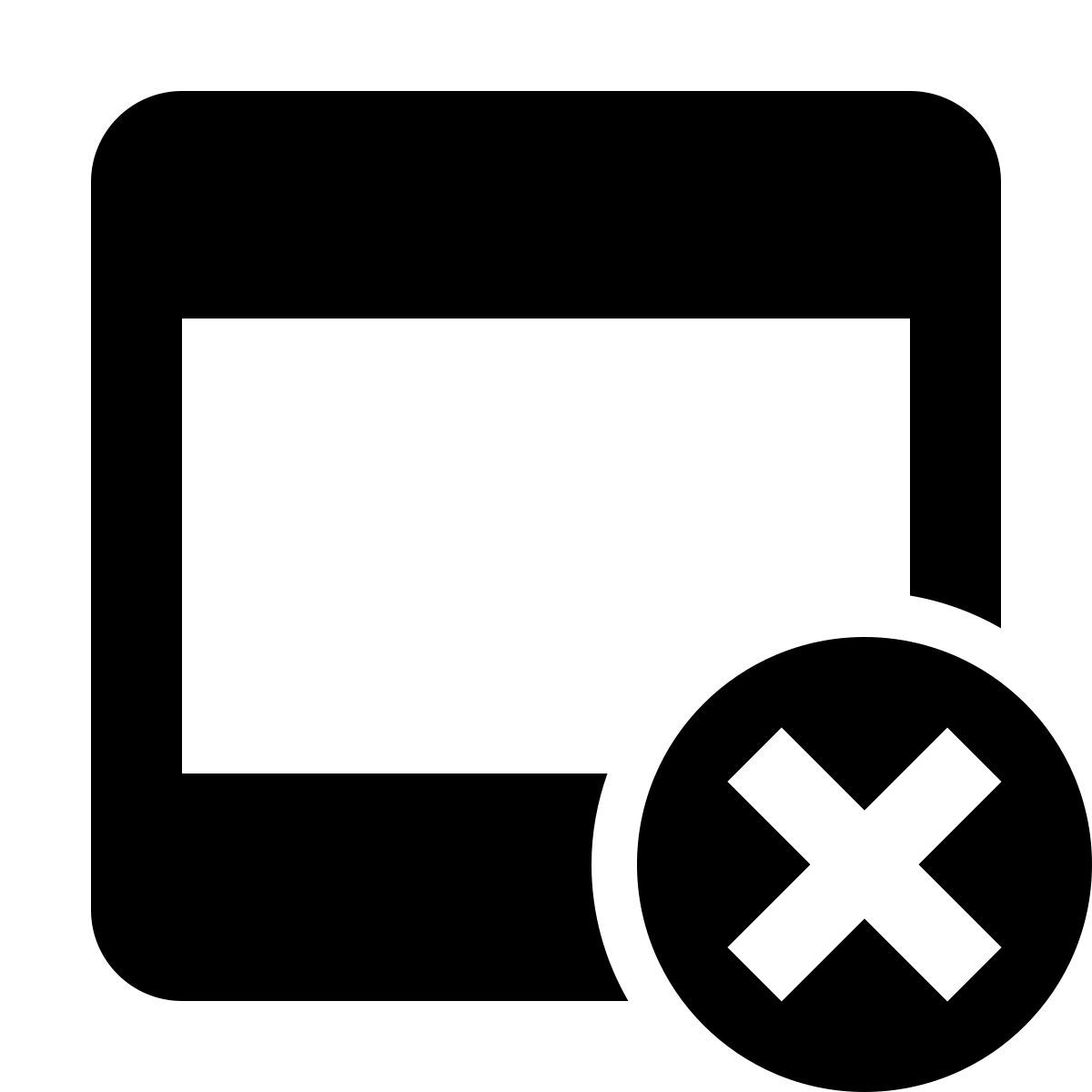 material filled style supprimer la diapositive icon