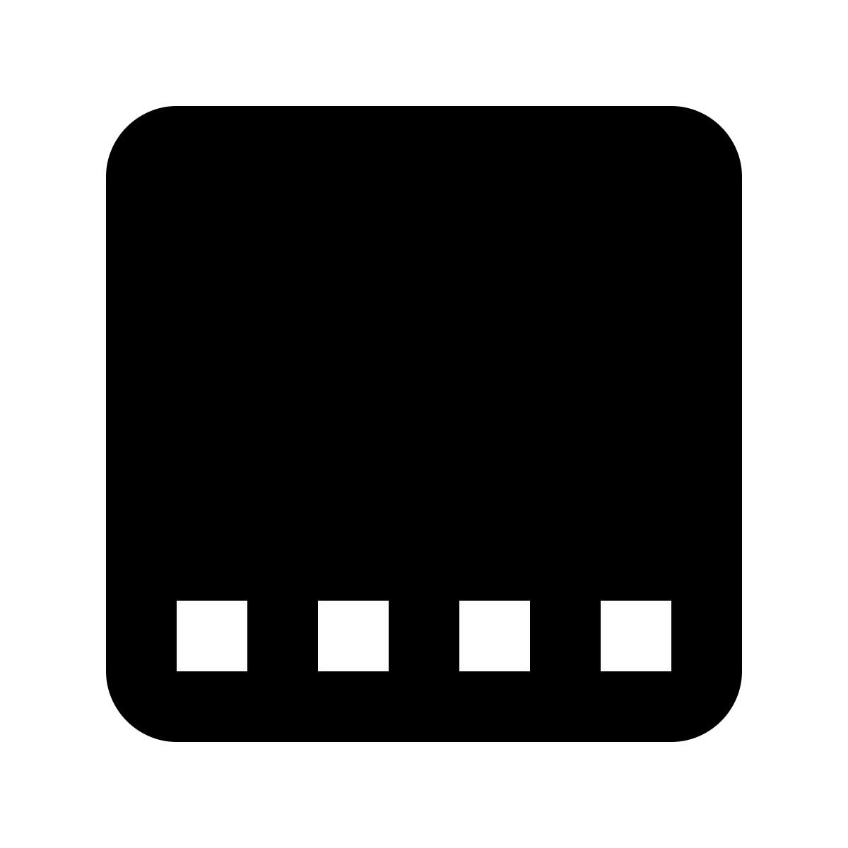 material filled style aplicación de escritorio icon