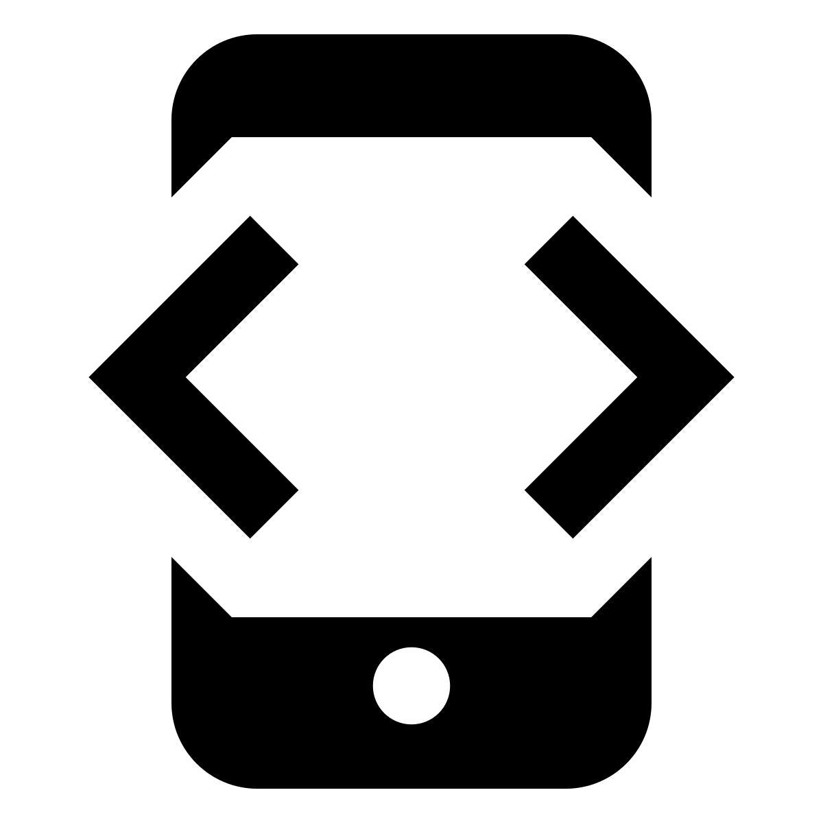 material filled style modo desarrollador icon