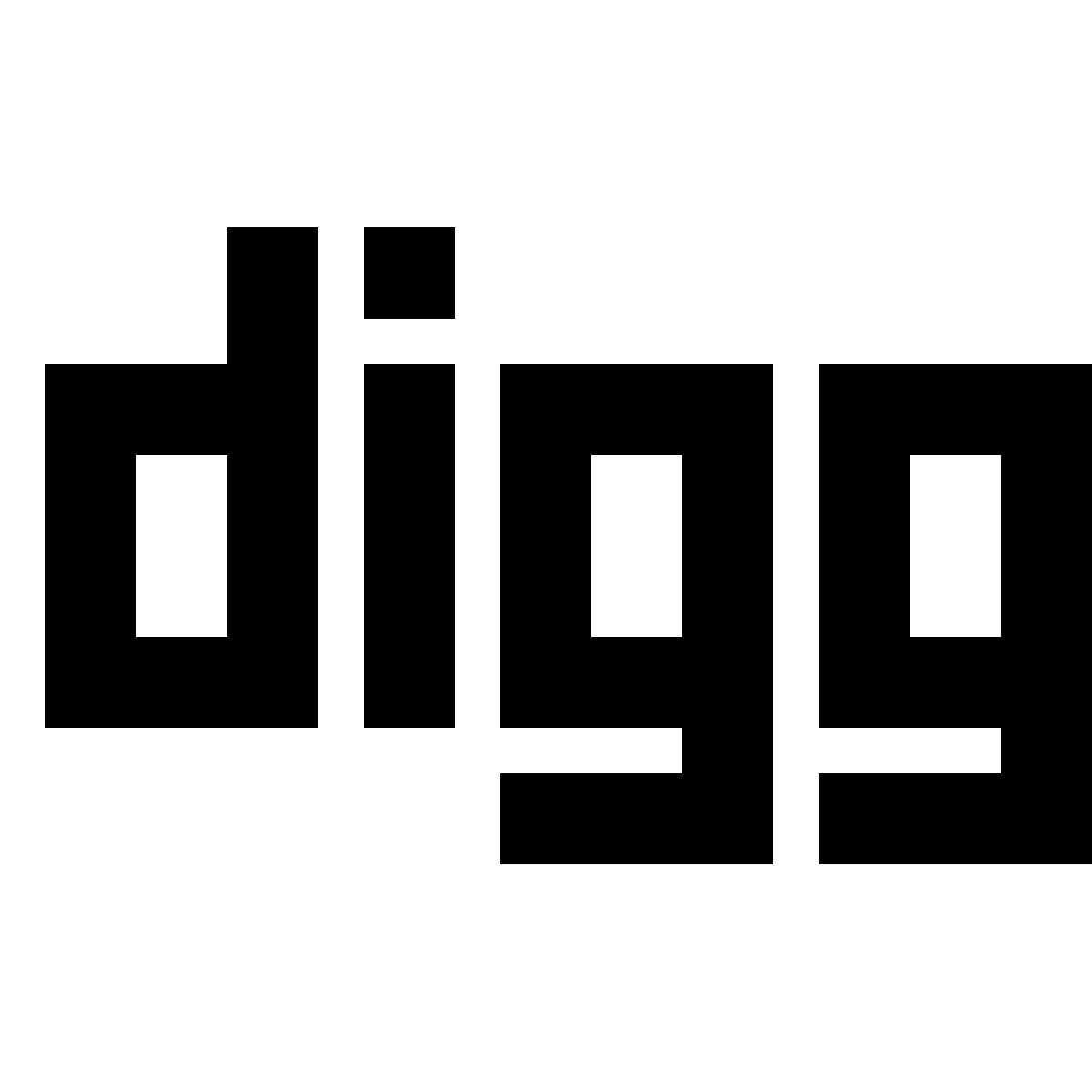 material filled style digg icon