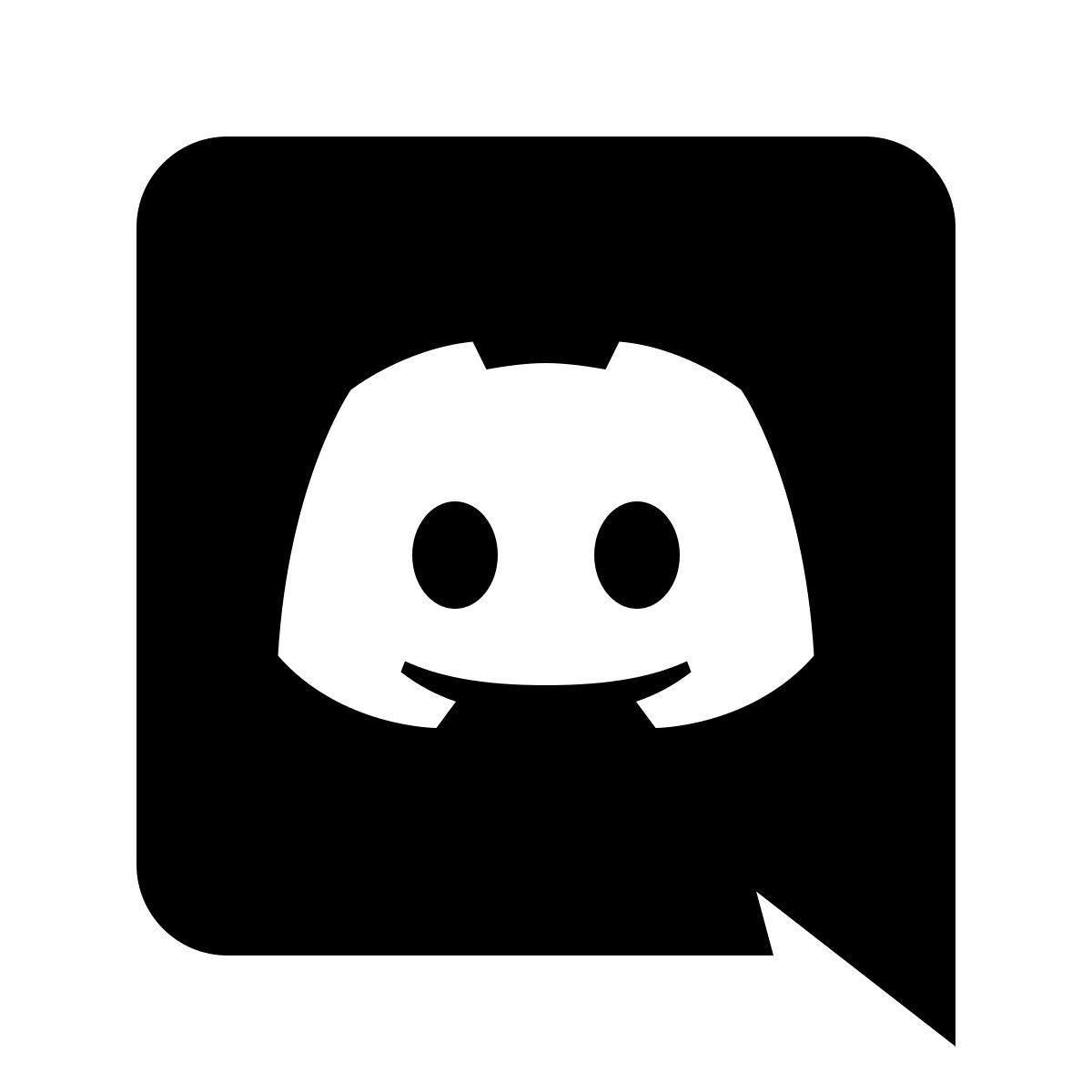 material filled style discord bubble icon