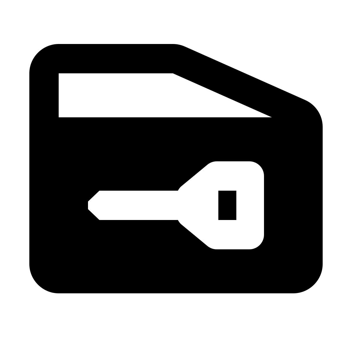 material filled style serratura icon