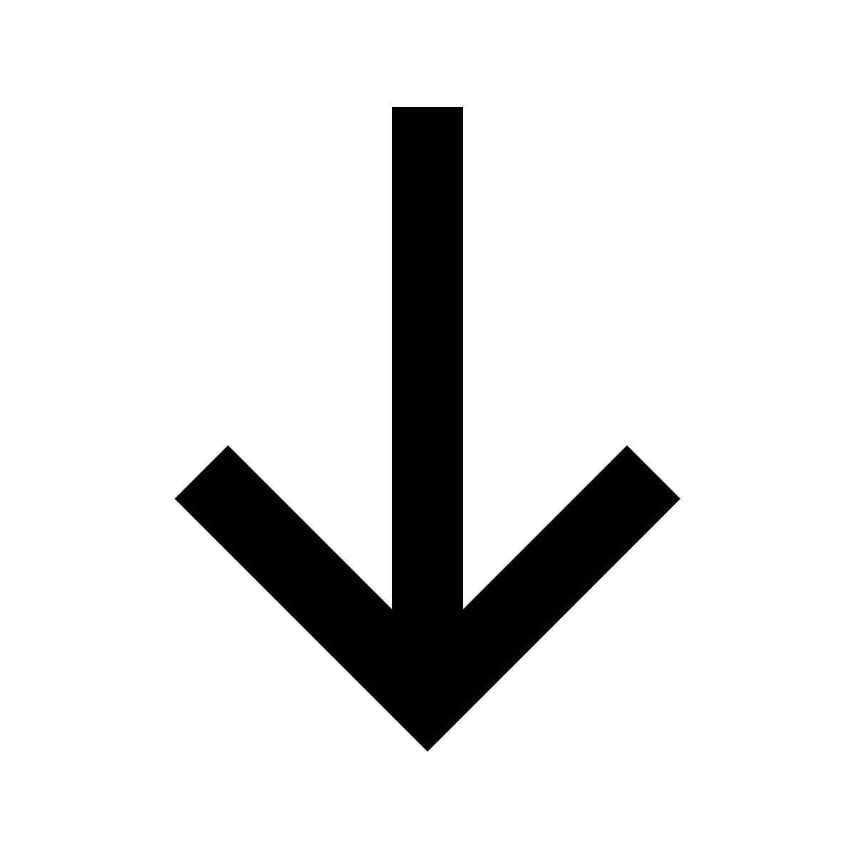 material filled style 向下 icon