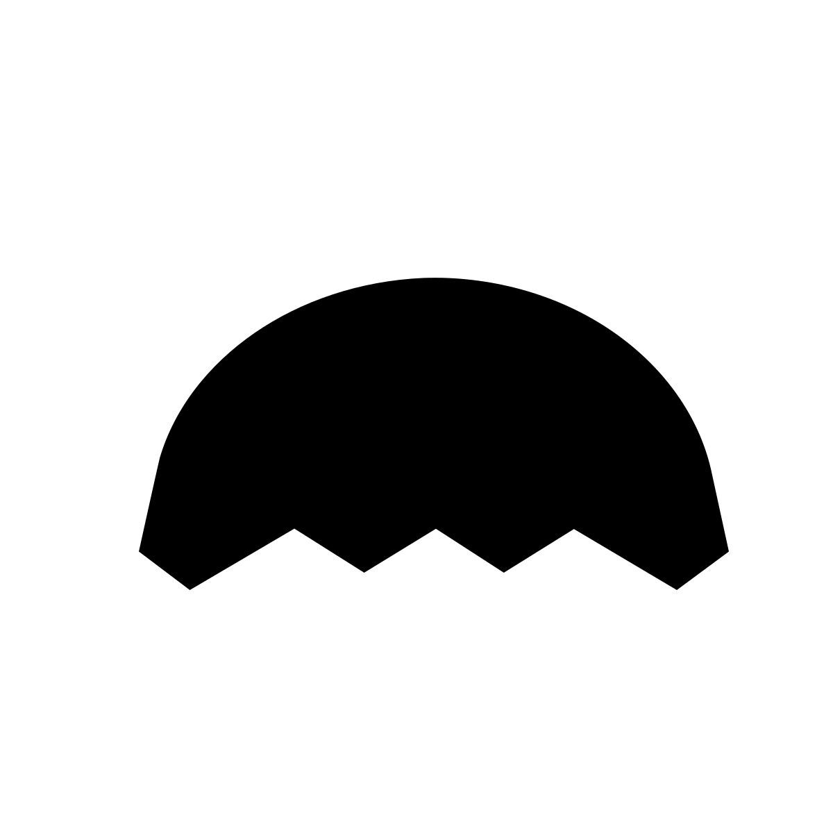 material filled style dupont mustache icon
