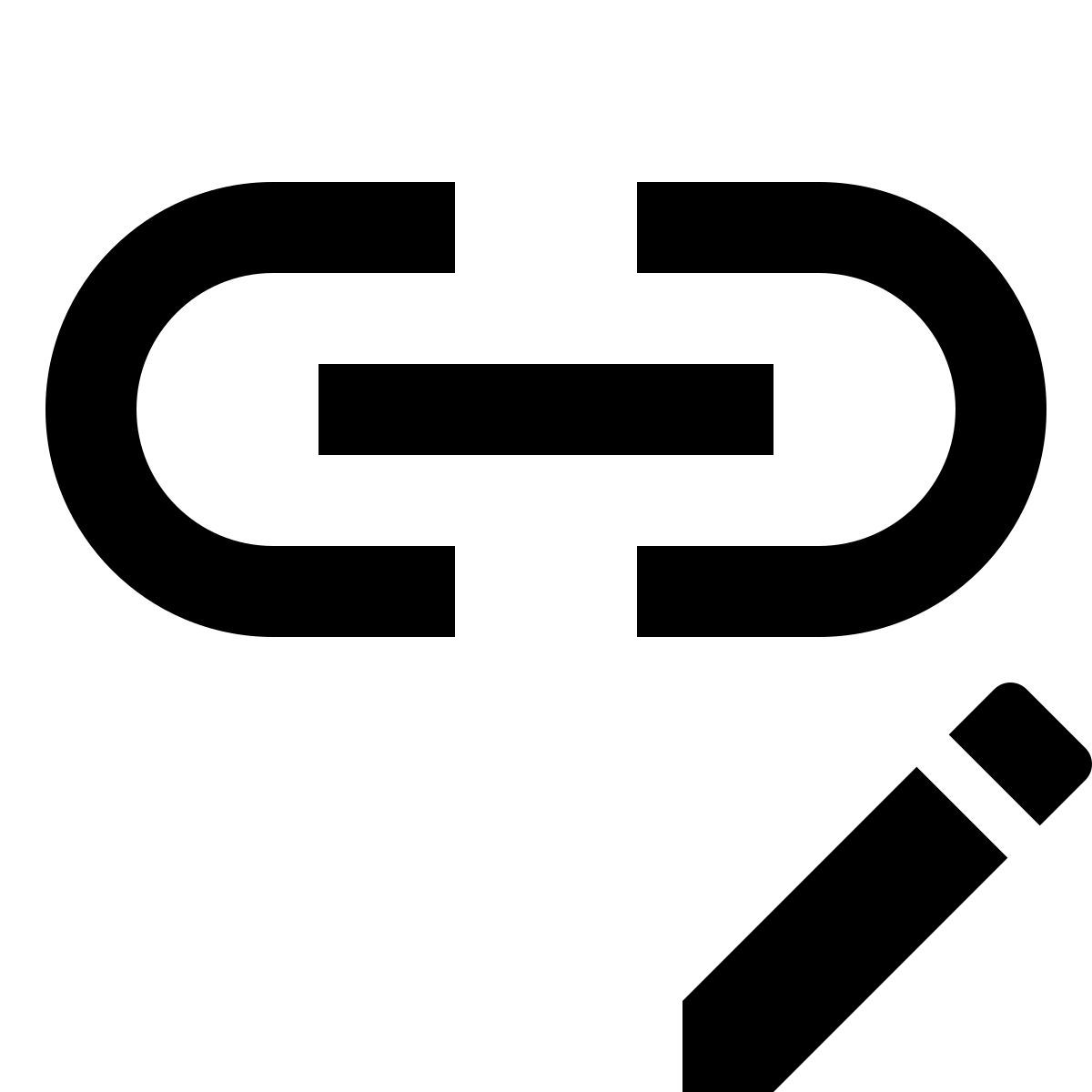 material filled style 编辑链接 icon