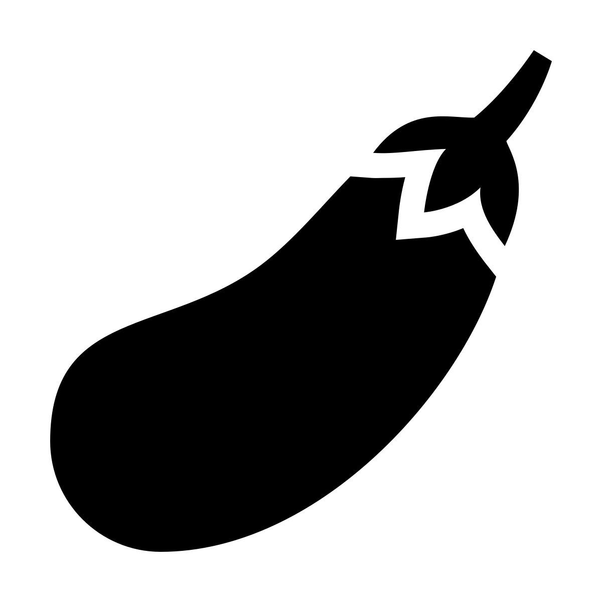 material filled style eggplant icon