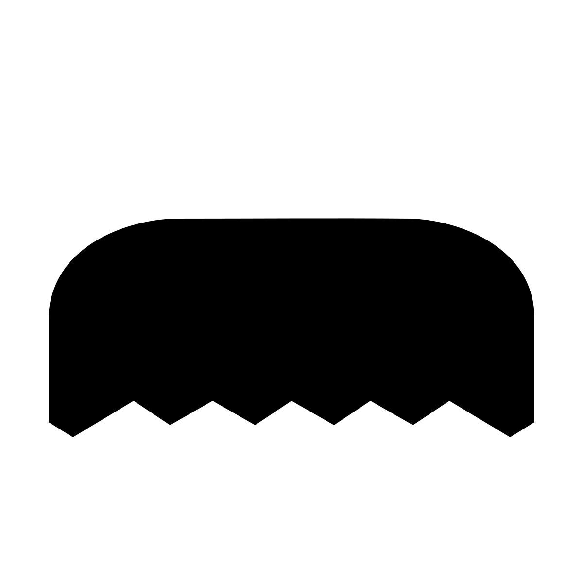 material filled style bigote einstein icon