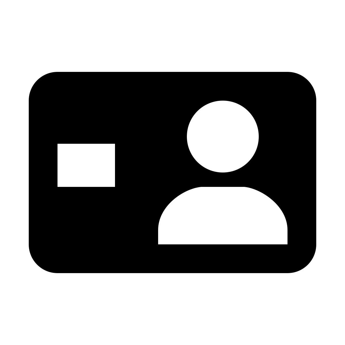 material filled style carta d'identità elettronica icon