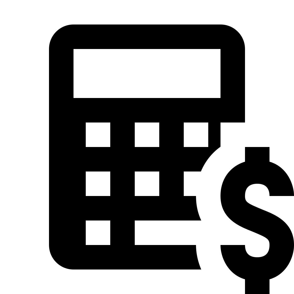 material filled style 计算 icon