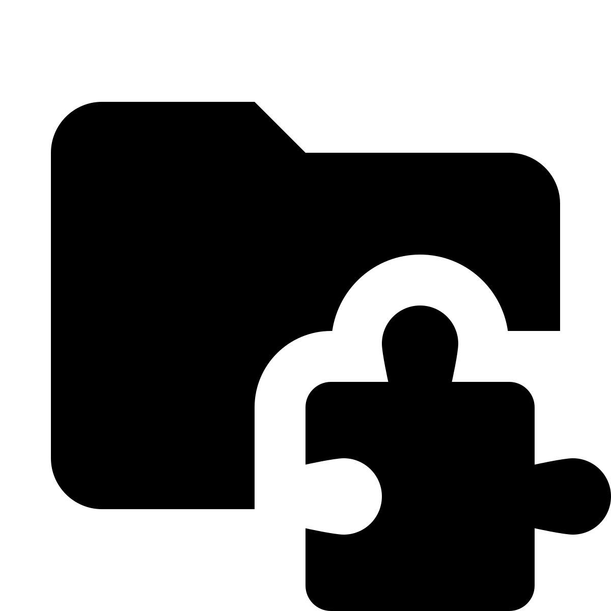 material filled style 機能拡張フォルダー icon