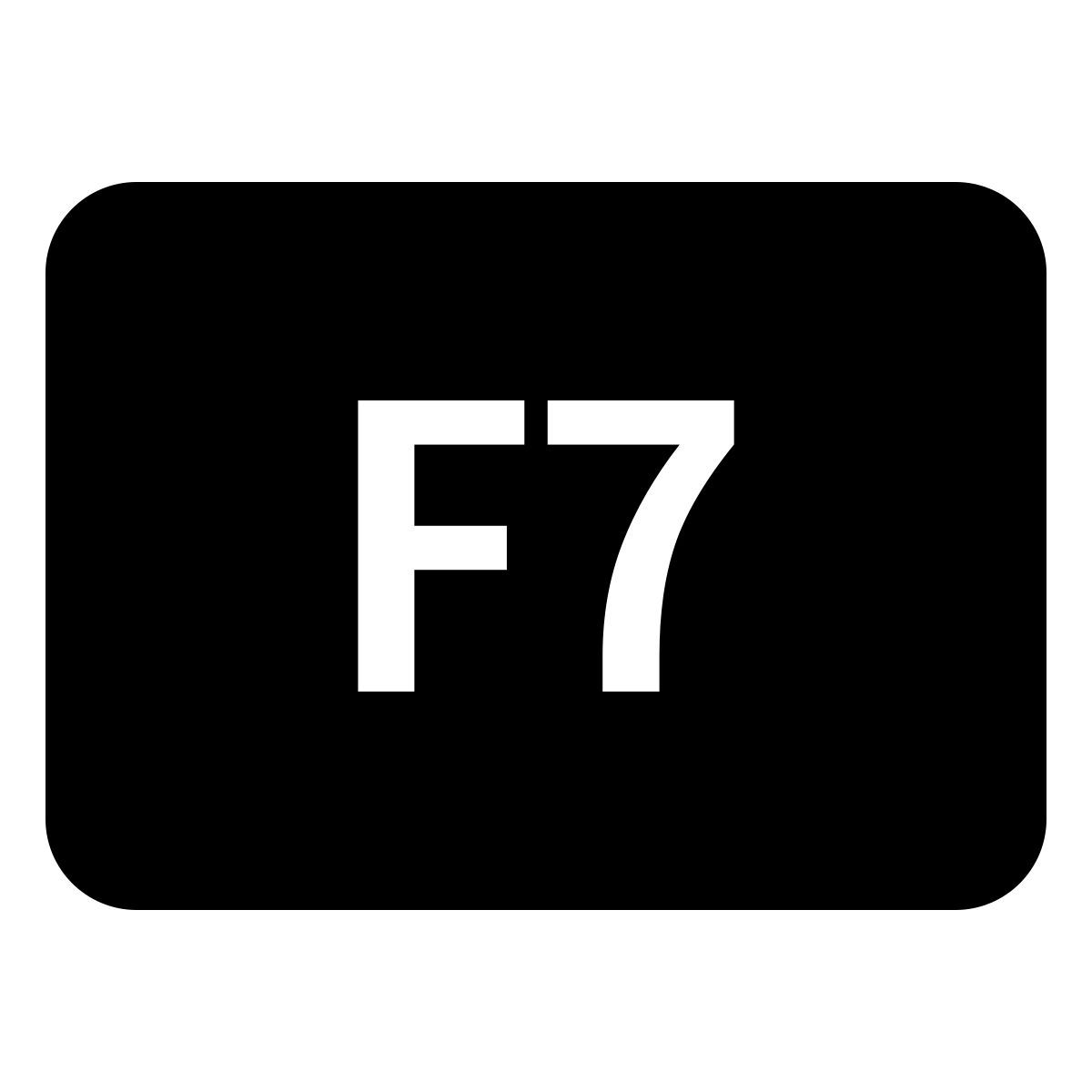 material filled style touche f7 icon