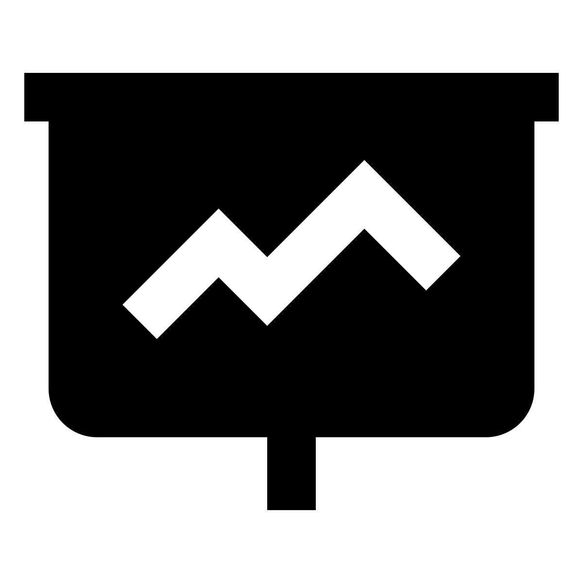 material filled style financial dynamic presentation icon