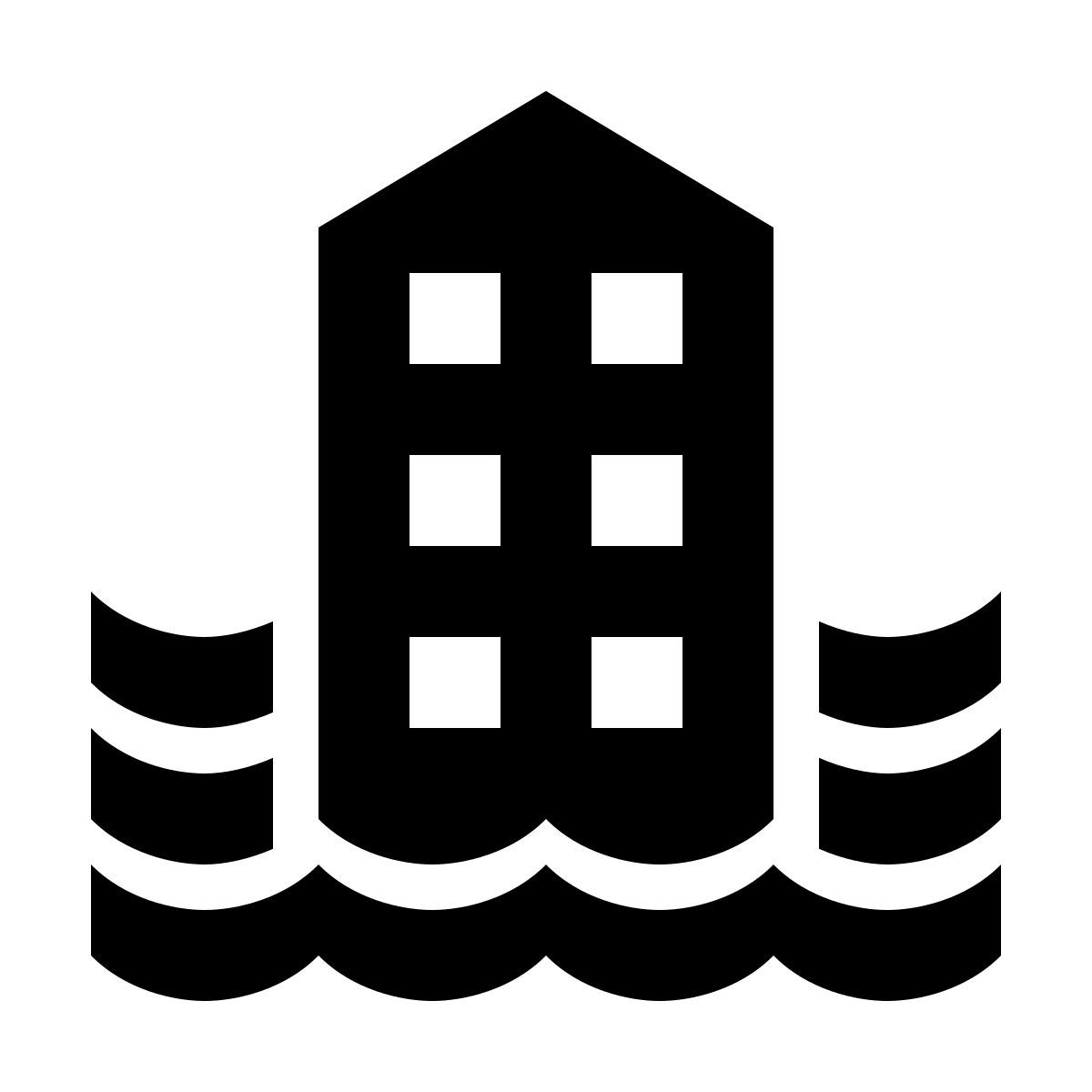 material filled style 洪水 icon